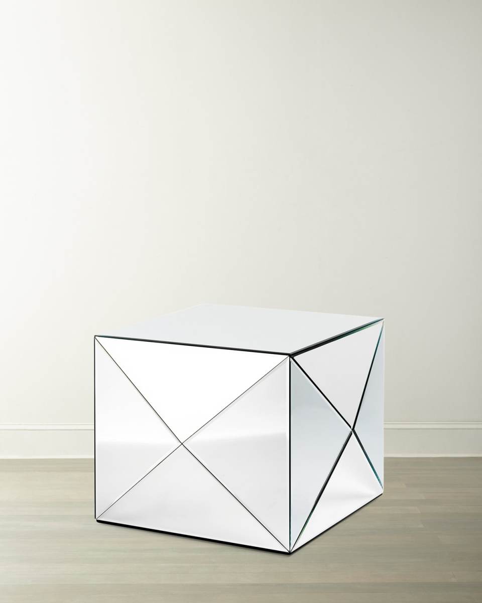 Envelope Mirror Table, Small